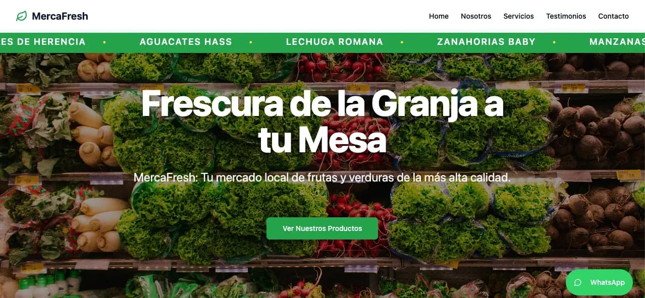 Previsualización de Mercafresh